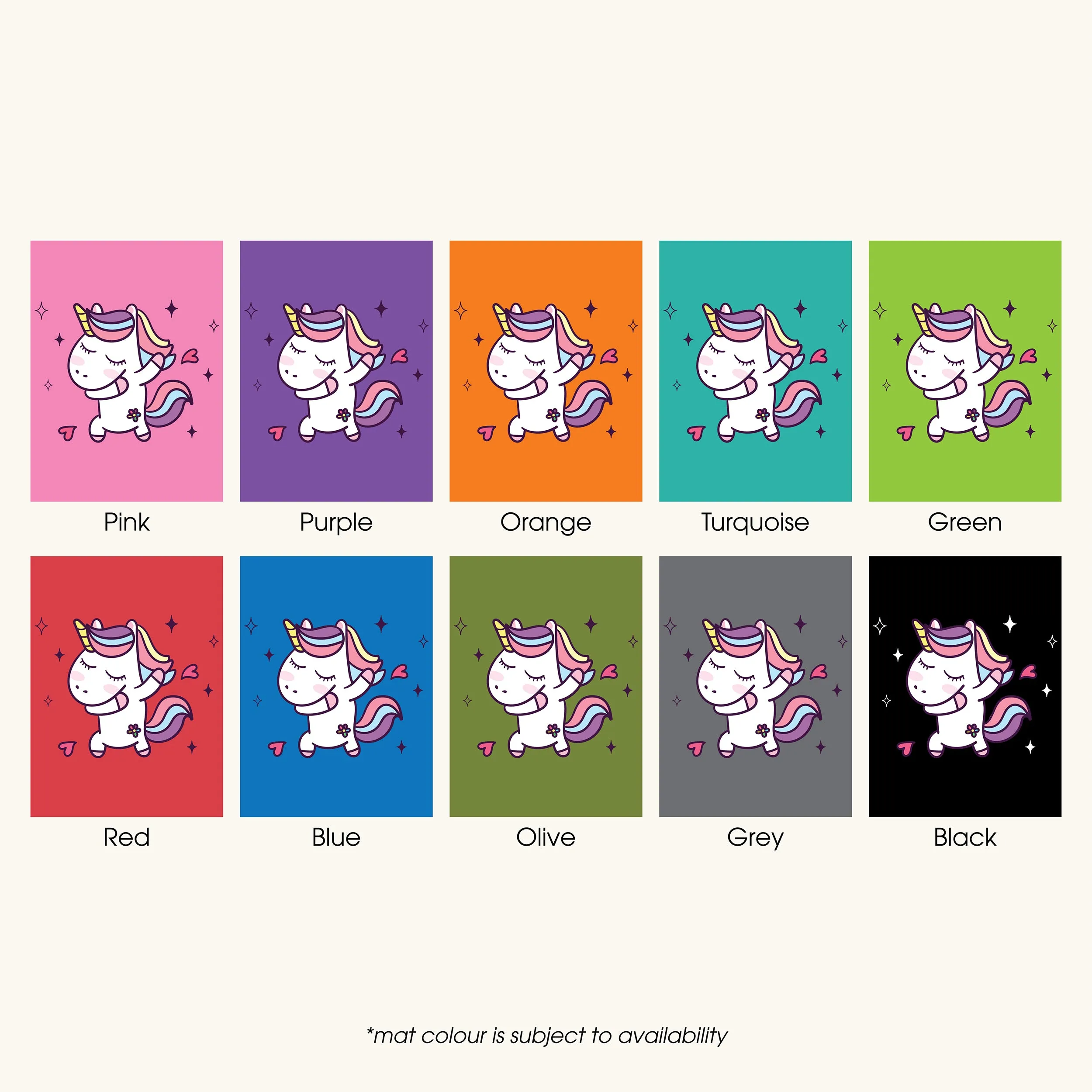 Own It Yoga Mat - Unicorn