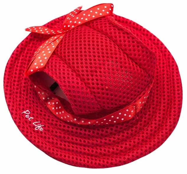 Pet Life Uv Protecting Adjustable Dog Hat