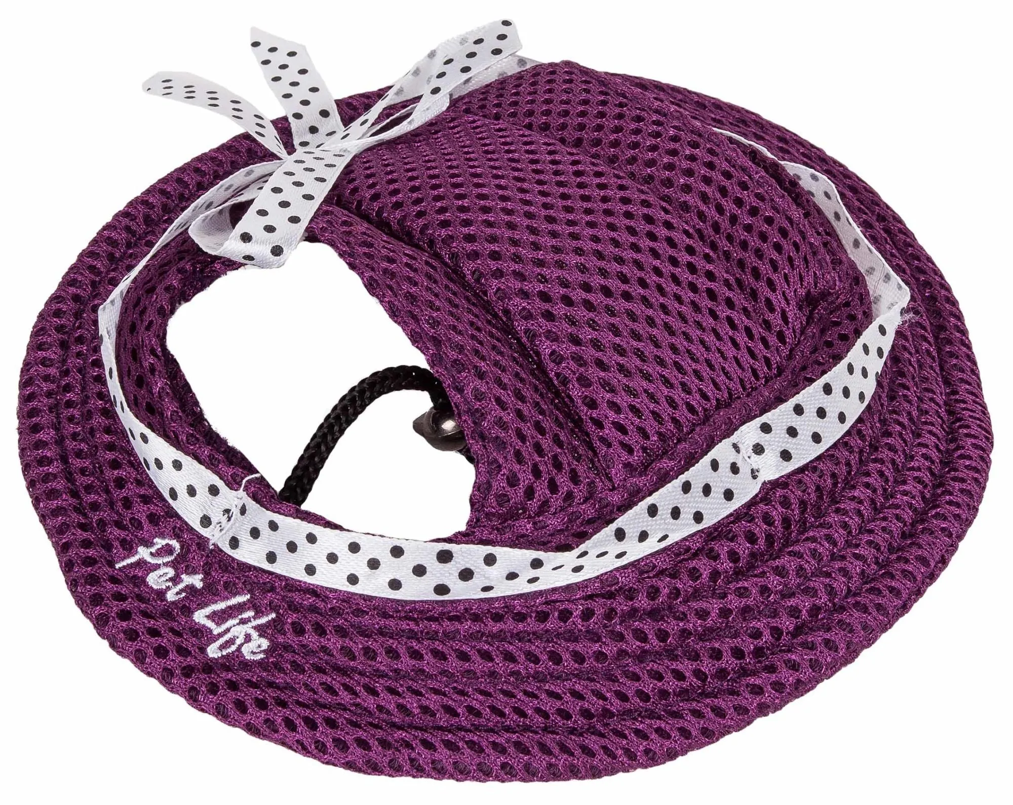 Pet Life Uv Protecting Adjustable Dog Hat