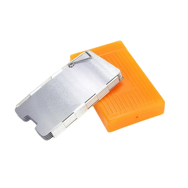 Portable Camping Stove Wind Shield - 9/10 Plates Folding Windproof Screen for Outdoor Picnic BBQ Gas Burner Cookware Supplies