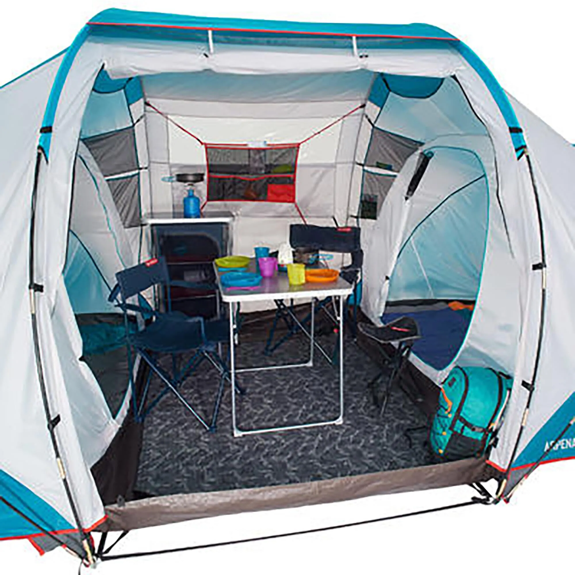 Quechua Family Camping Tent 4 Person 2 Rooms *Factory Seconds*