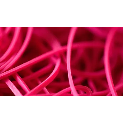 Rainbow Rubber Bands  Mr. Pink by Joe Rindfleisch