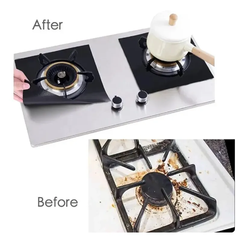 Reusable Gas Stove Burner Covers And Gap Cover Set Rv-122