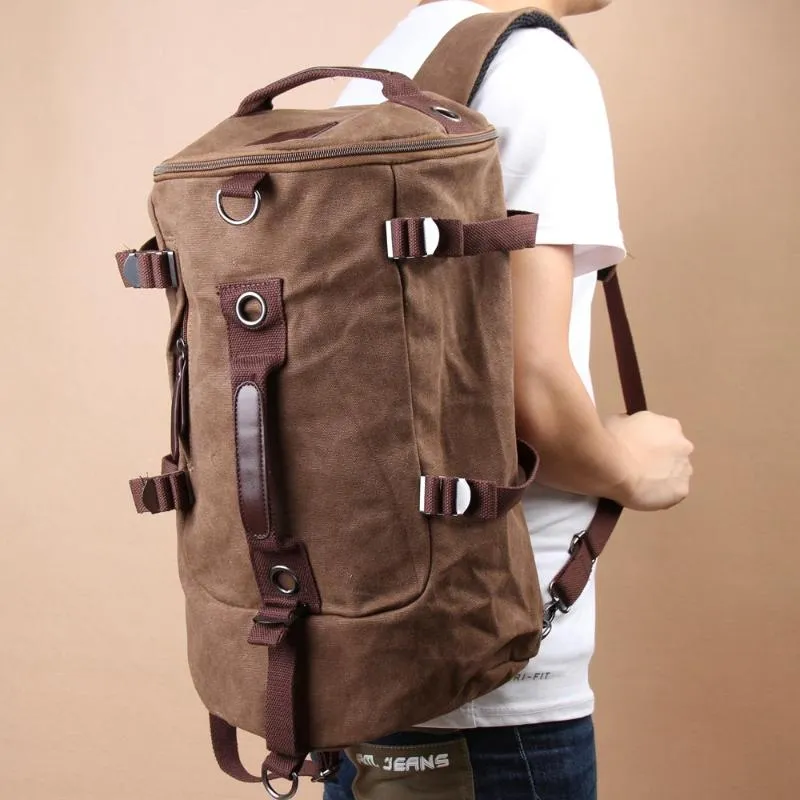 Sidiou Group Large Capacity Outdoor Mountaineering Bag Metal Support Hiking Bag Travel Luggage Bag