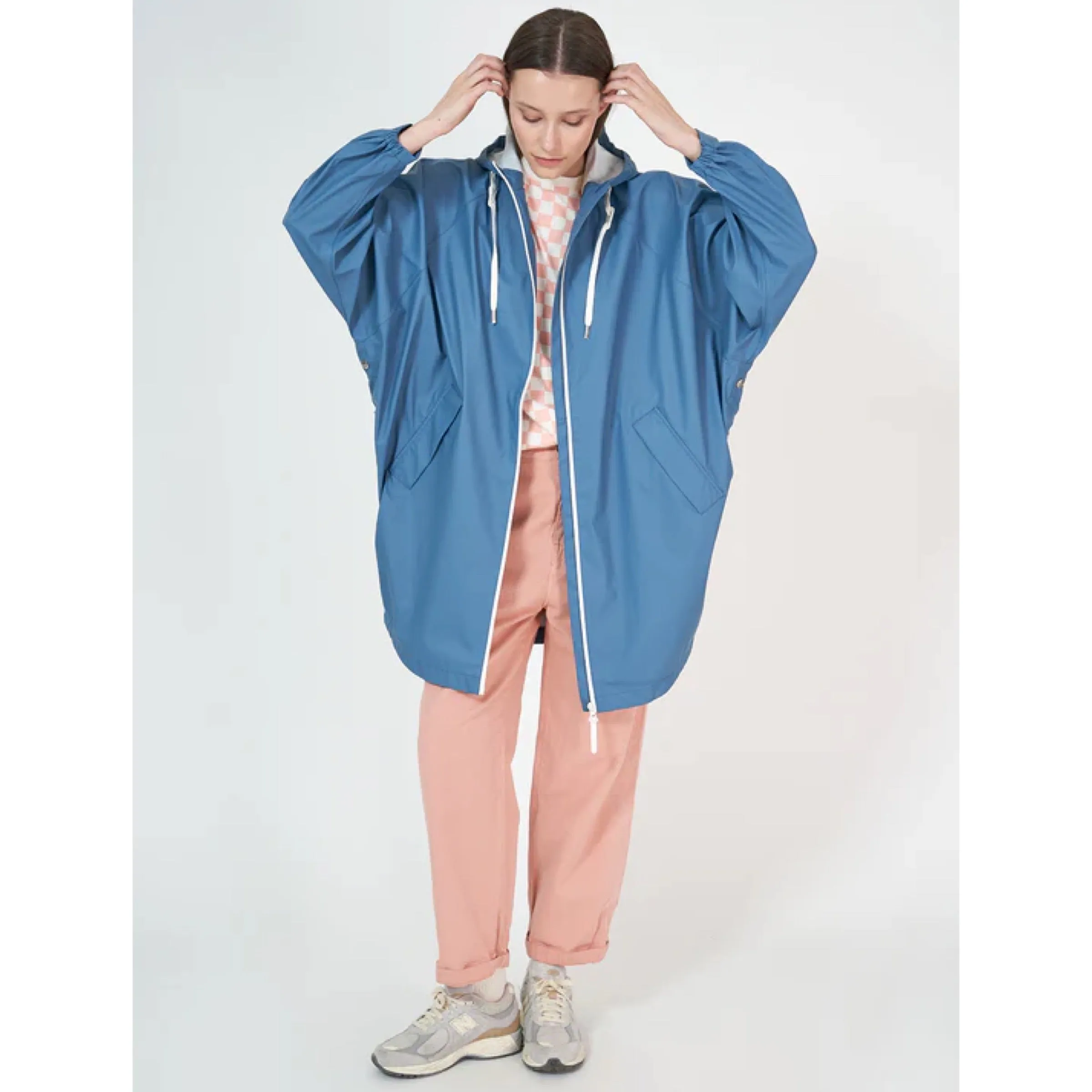 Sky Raincoat Bluestone