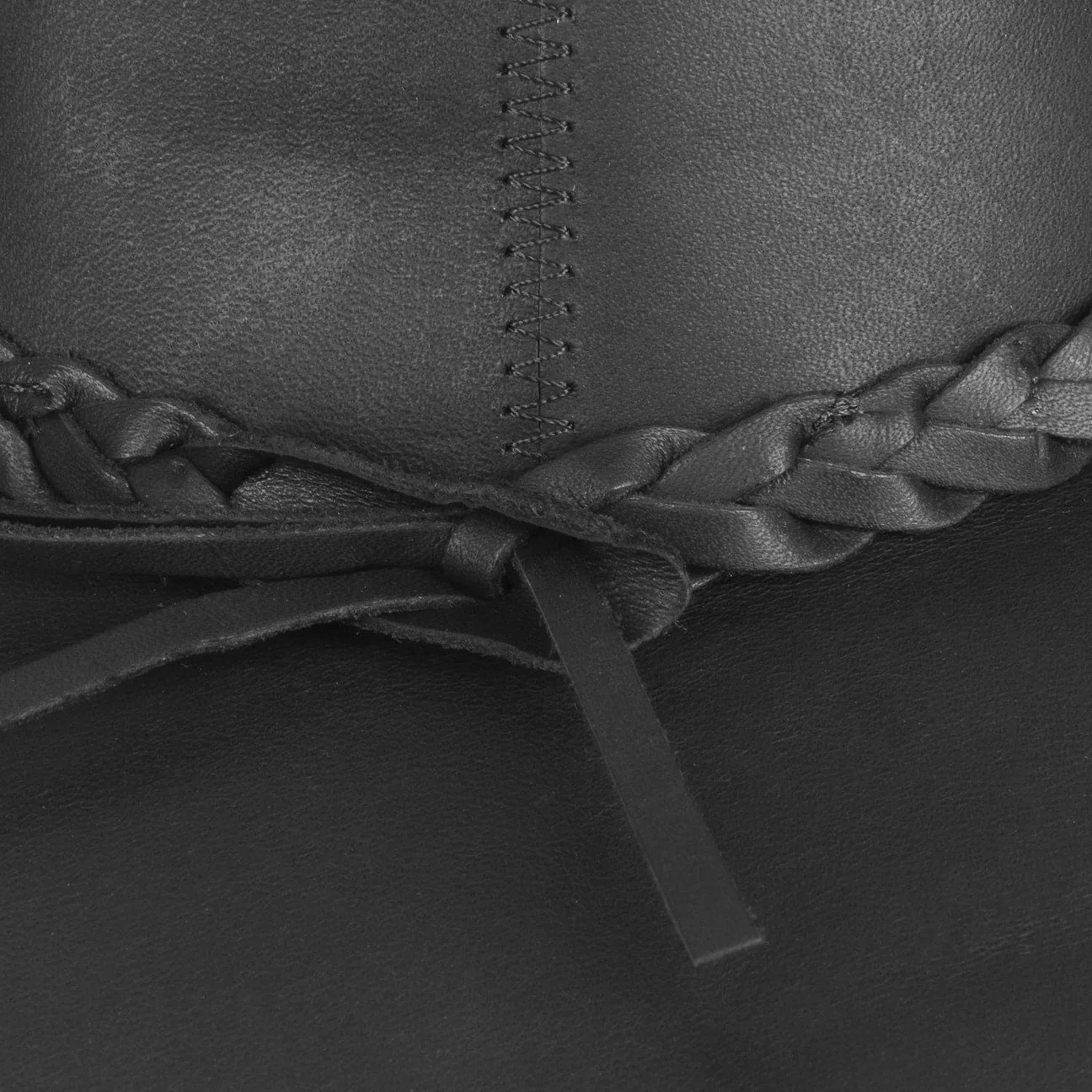 Squashy Outback Leather Hat by BARMAH