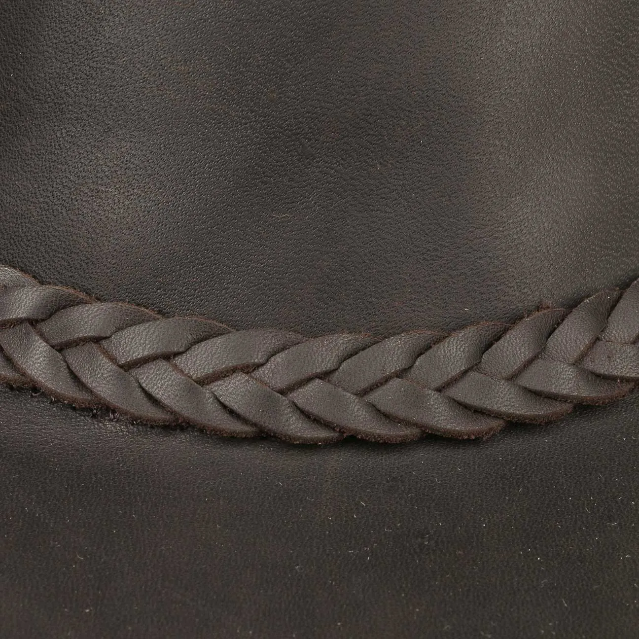 Squashy Outback Leather Hat by BARMAH