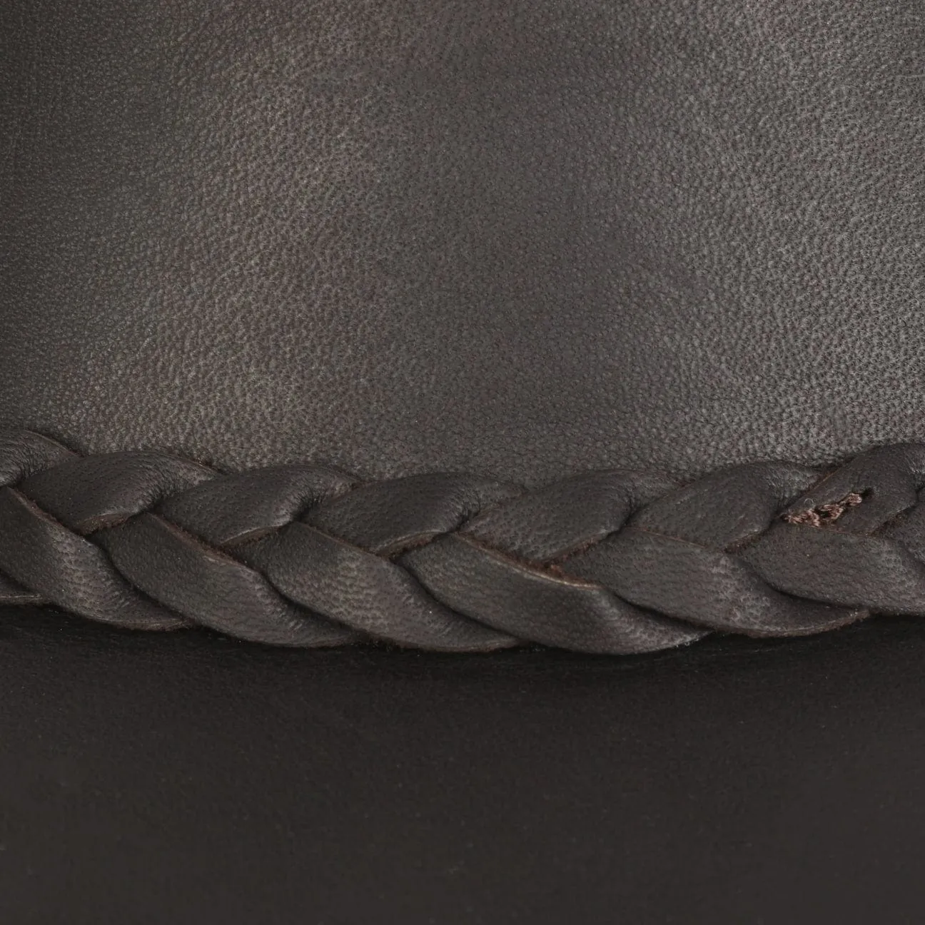 Squashy Outback Leather Hat by BARMAH