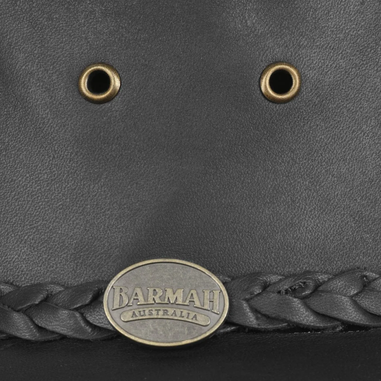 Squashy Outback Leather Hat by BARMAH