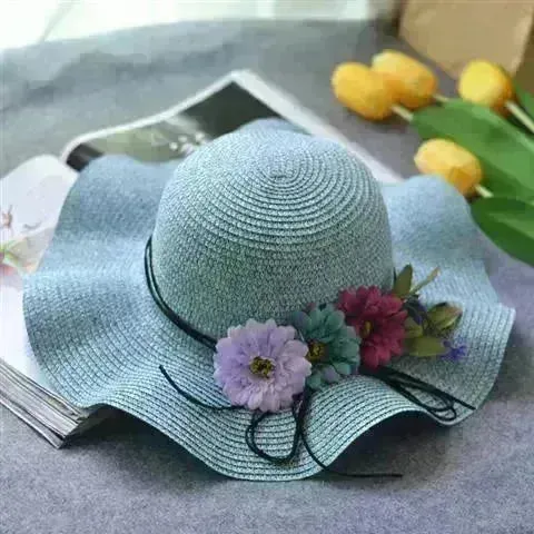 Summer wreath parent-child hat