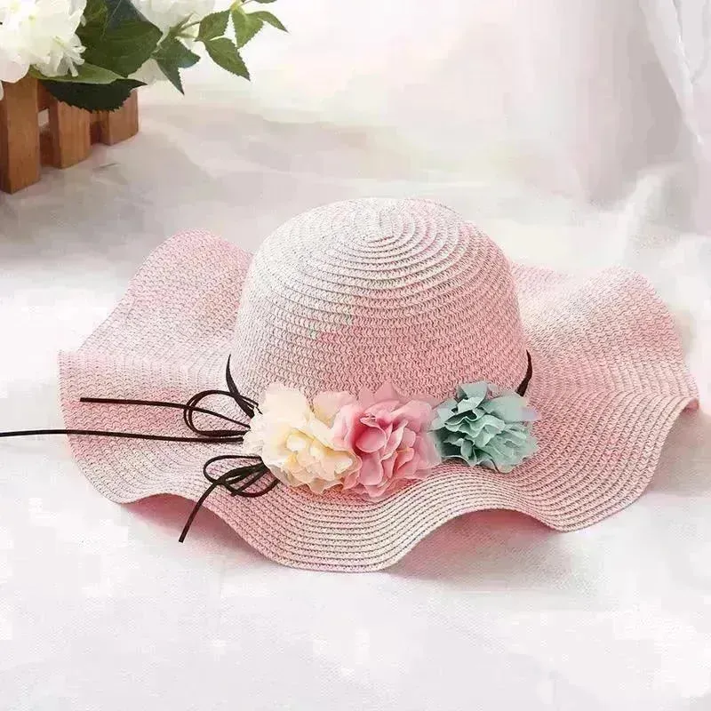 Summer wreath parent-child hat