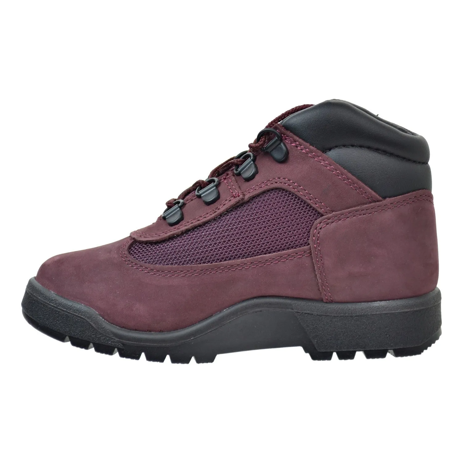 Timberland 6 Inch Preschool Little Kids Field Boots Burgundy