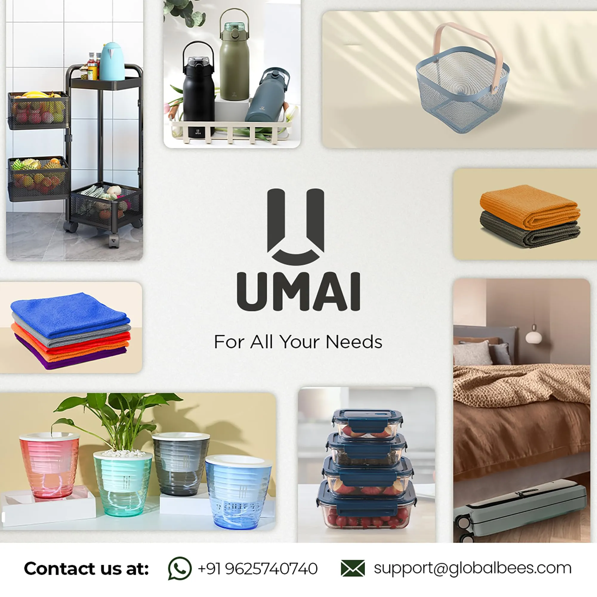 UMAI Polyester Non-woven Felt Bathroom Mat(40*60cm) Bath Mat | Anti Skid Mat for Bathroom Floor | Bathroom Accessories | Bathroom Mats Water Soak | Non Slip Mat for Bathroom | Floor Mat (Multicolour)