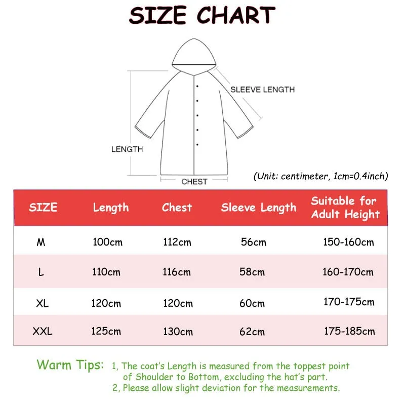 Universal Semitransparent Raincoat