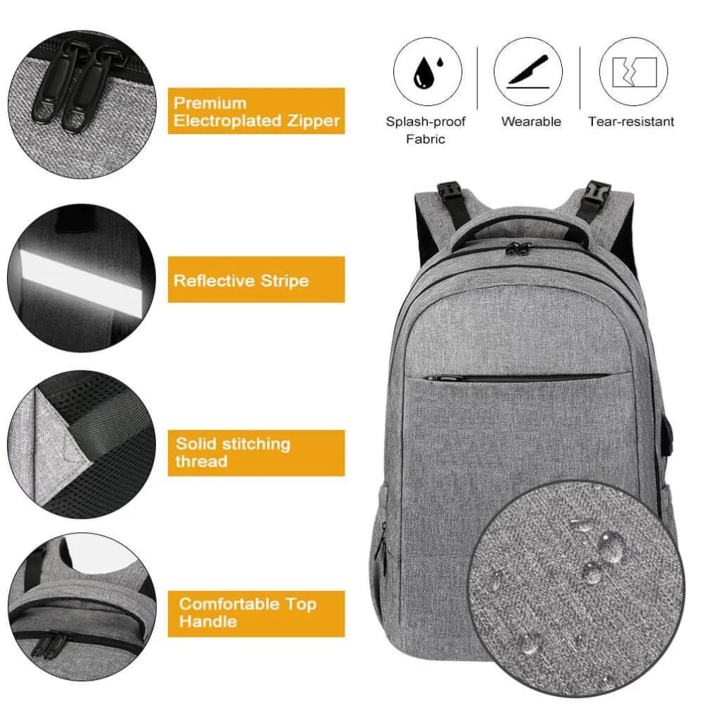 Vbiger Large-capacity Backpack Versatile Diaper Bags Smart Travel Shoulders Bags