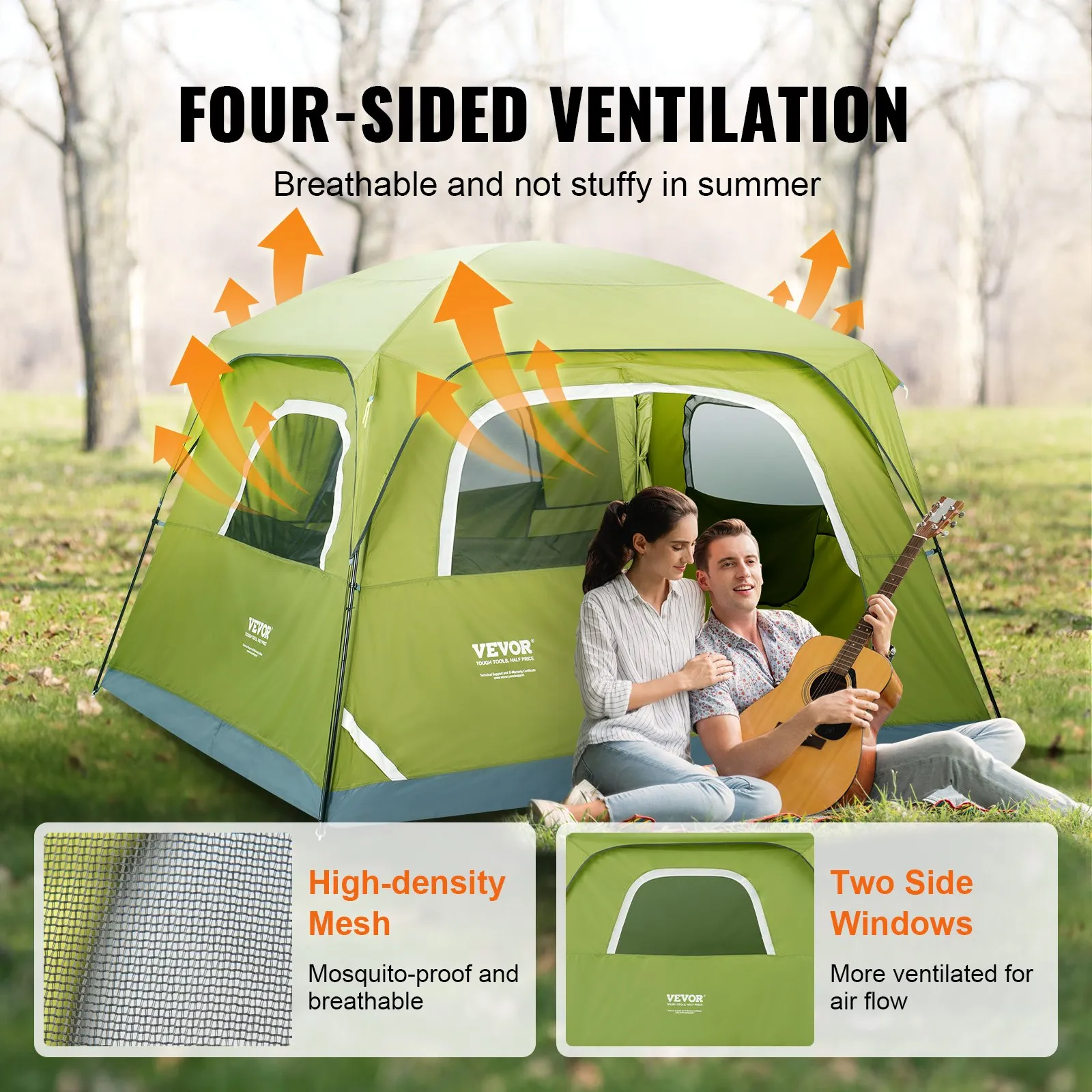 VEVOR Camping Tent | Waterproof Lightweight Backpacking Tent