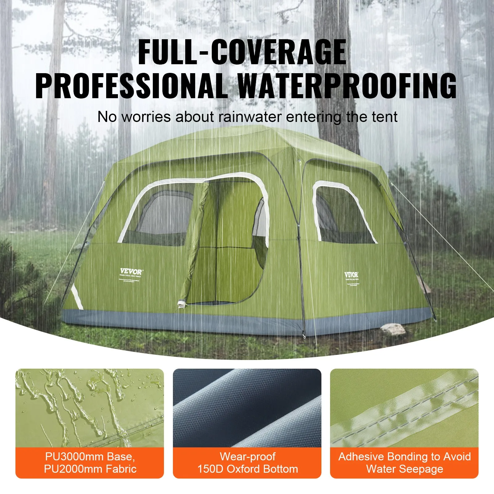 VEVOR Camping Tent | Waterproof Lightweight Backpacking Tent