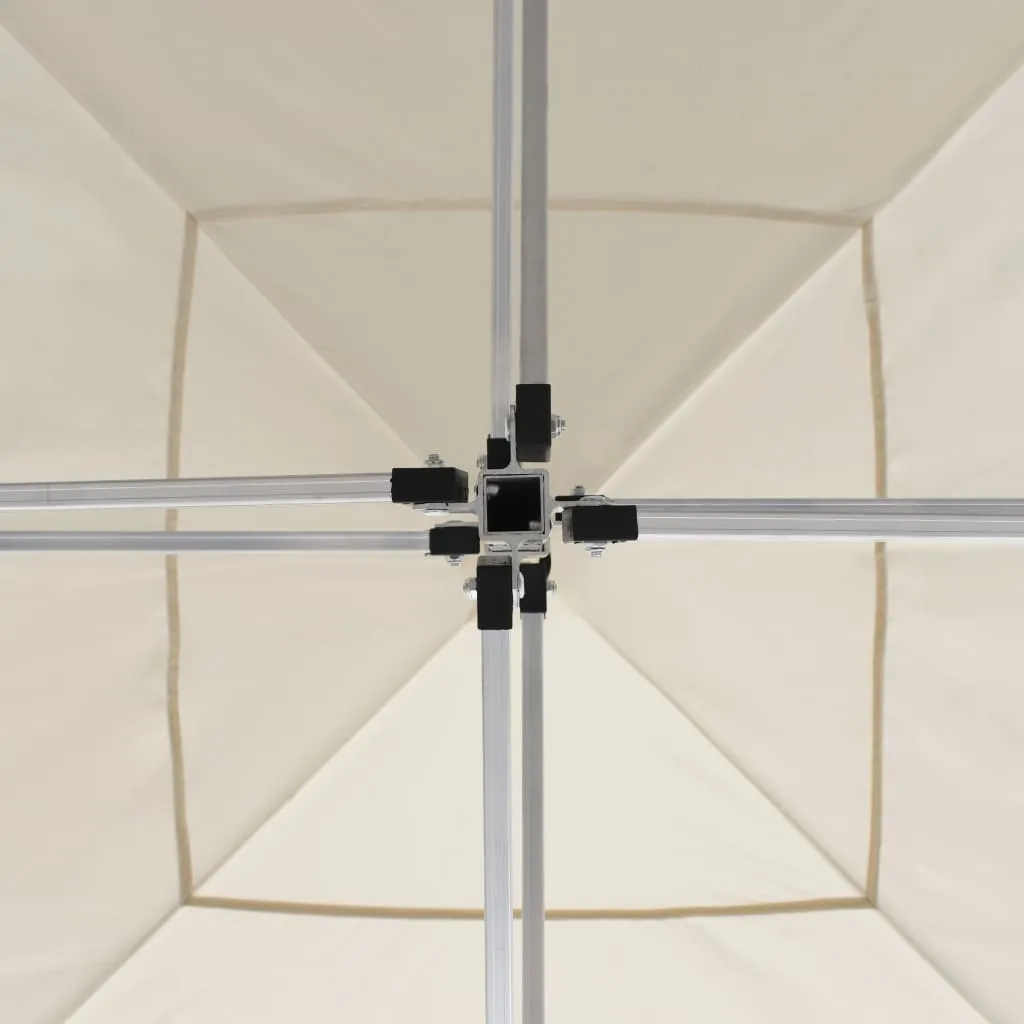 vidaXL Professional Folding Party Tent with Walls Aluminium 3x3 m Cream