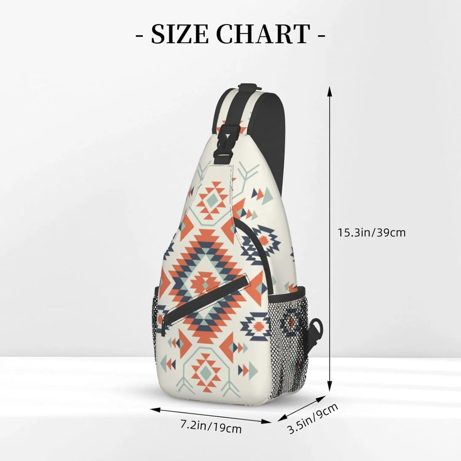 Vintage Elephant Sling Backpack Unisex Crossbody Chest Bag Shoulder Chest Bag For Women Men Hiking Travel