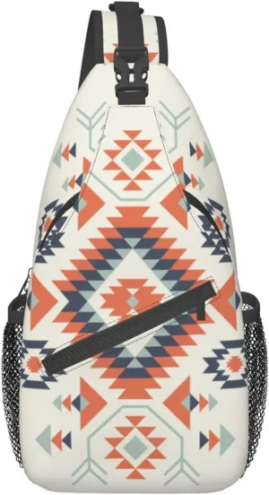 Vintage Elephant Sling Backpack Unisex Crossbody Chest Bag Shoulder Chest Bag For Women Men Hiking Travel