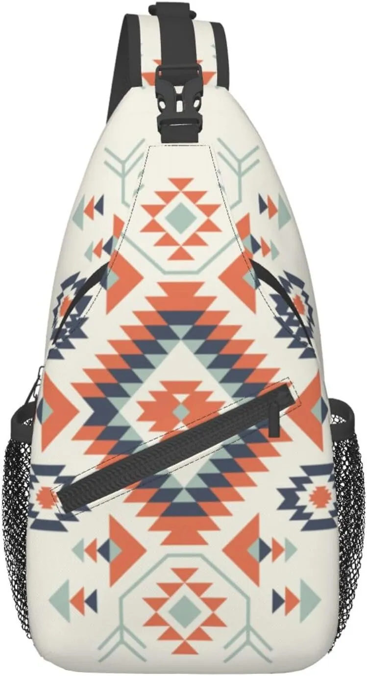 Vintage Elephant Sling Backpack Unisex Crossbody Chest Bag Shoulder Chest Bag For Women Men Hiking Travel